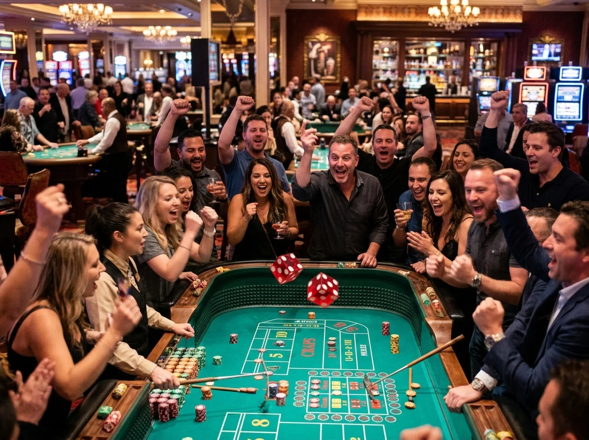Craps at Crazy Luck