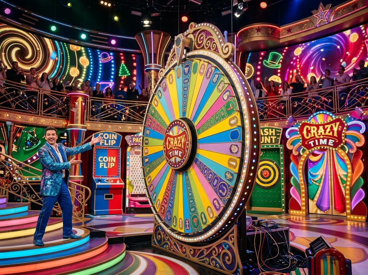 Crazy Time at Crazy Luck live dealer casino
