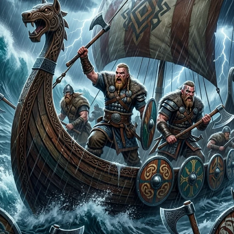 Vikings at Crazy Luck
